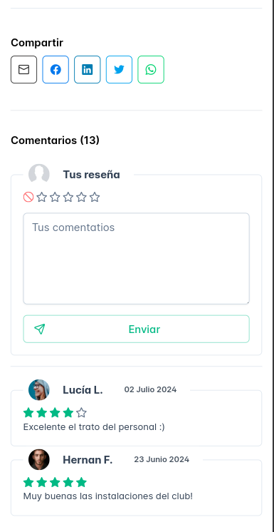 Club comments